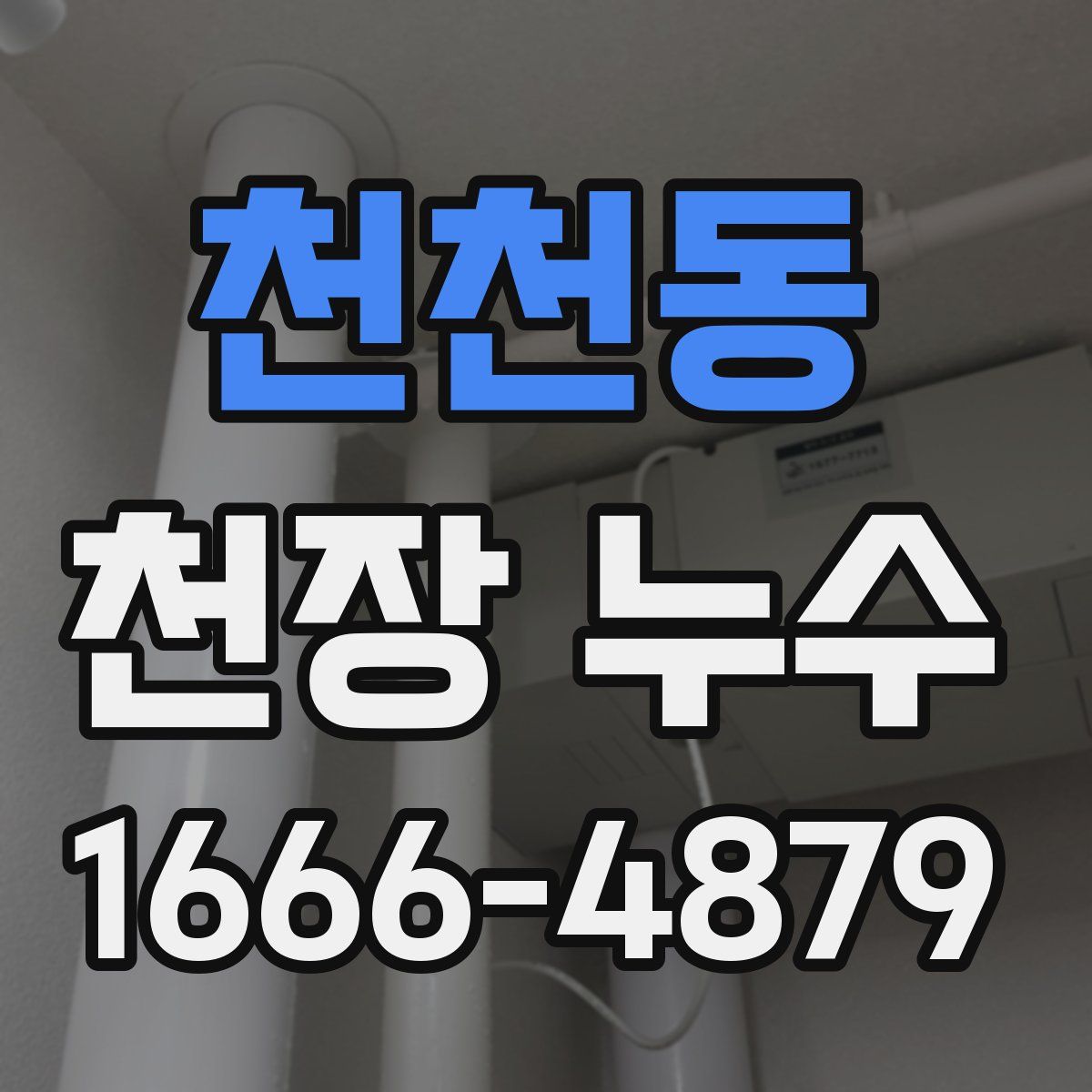 천천동 천장 누수