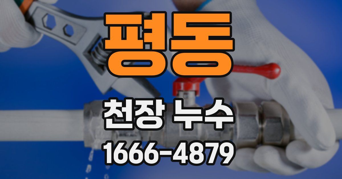 평동 천장 누수