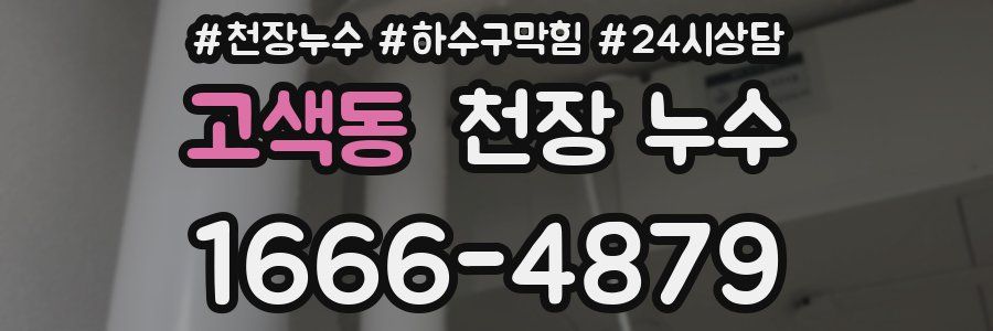 고색동 천장 누수