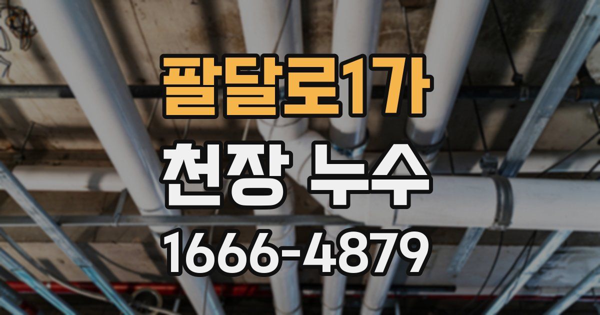 팔달로1가 천장 누수