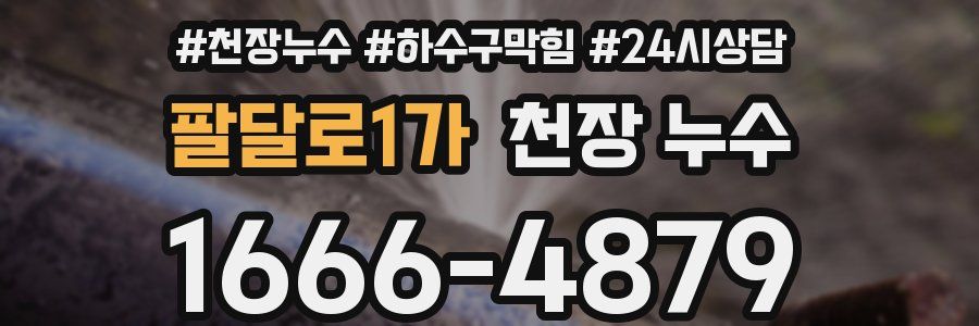 팔달로1가 천장 누수
