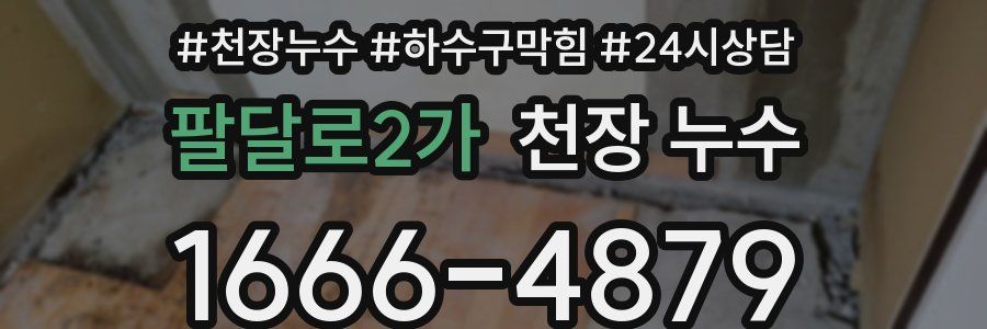 팔달로2가 천장 누수
