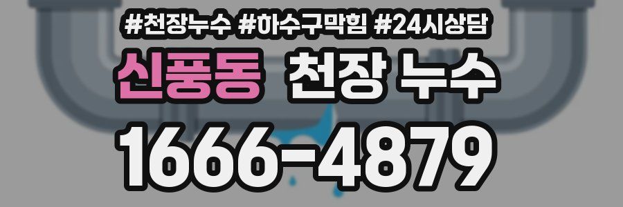 신풍동 천장 누수