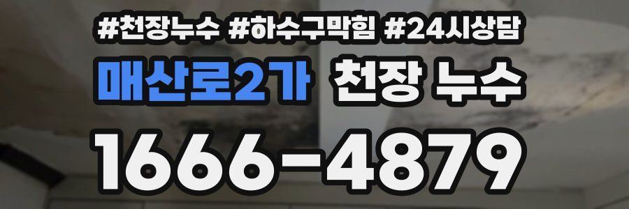 매산로2가 천장 누수