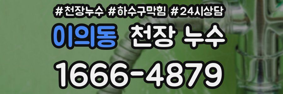 이의동 천장 누수