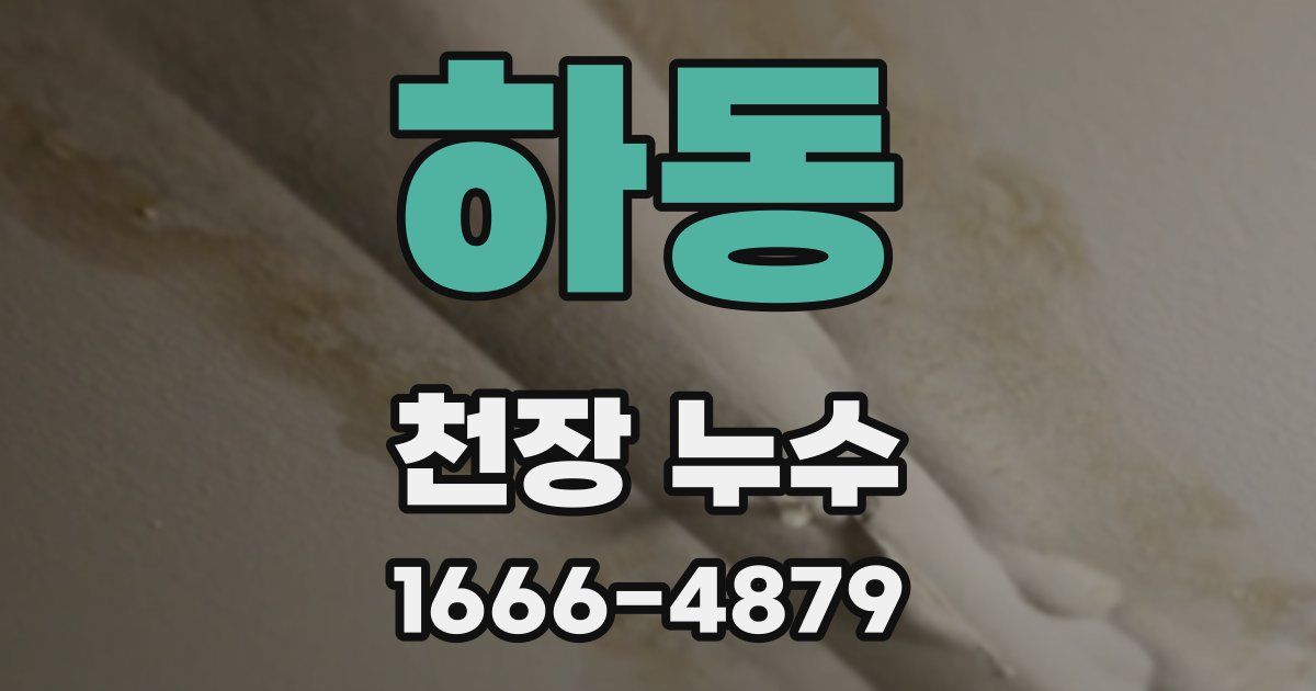 하동 천장 누수
