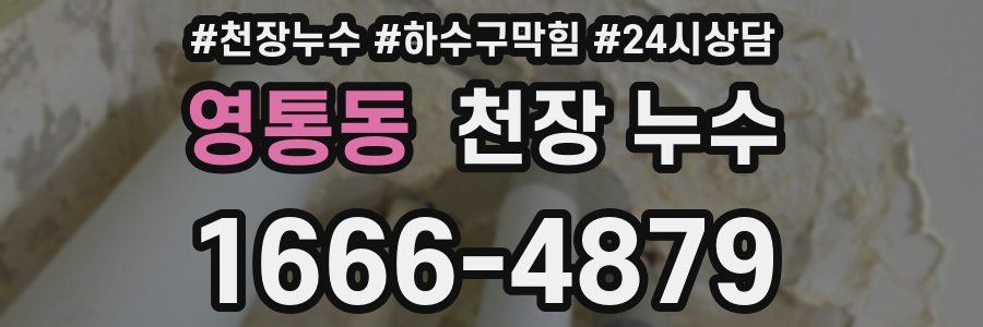 영통동 천장 누수