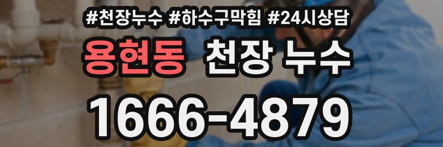 용현동 천장 누수