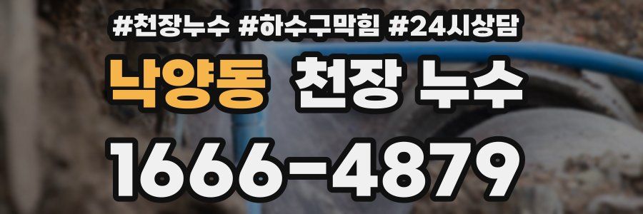 낙양동 천장 누수