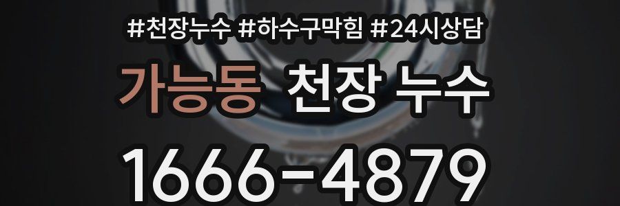 가능동 천장 누수