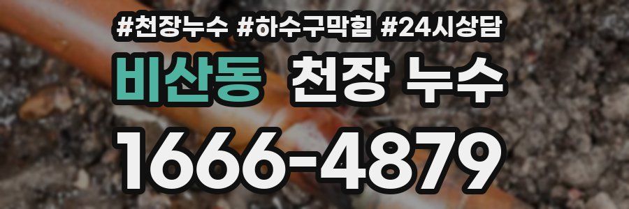 비산동 천장 누수