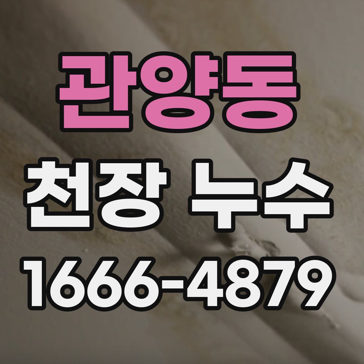 관양동 천장 누수