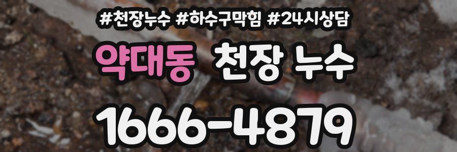 약대동 천장 누수