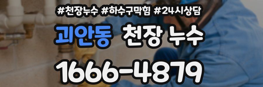 괴안동 천장 누수