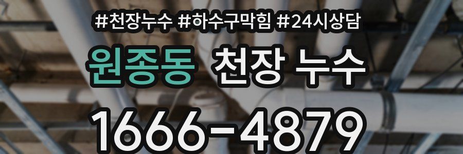 원종동 천장 누수