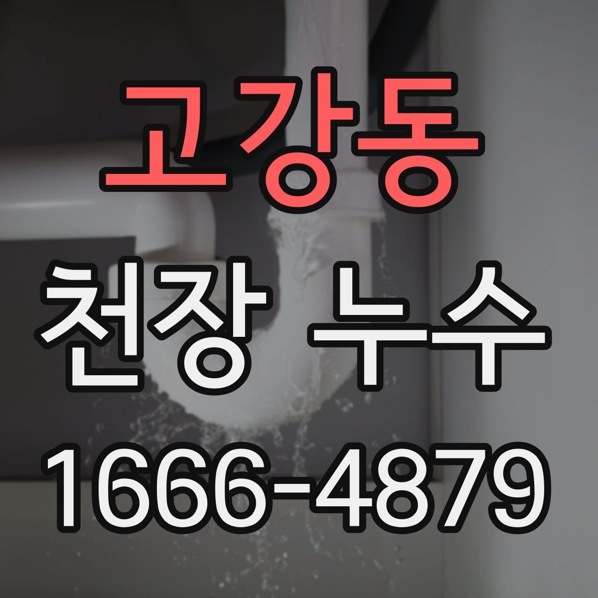 고강동 천장 누수 물자국 크기와 위치로 원인 추정할 수 있을까