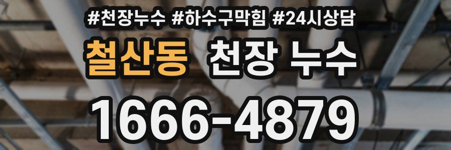 철산동 천장 누수