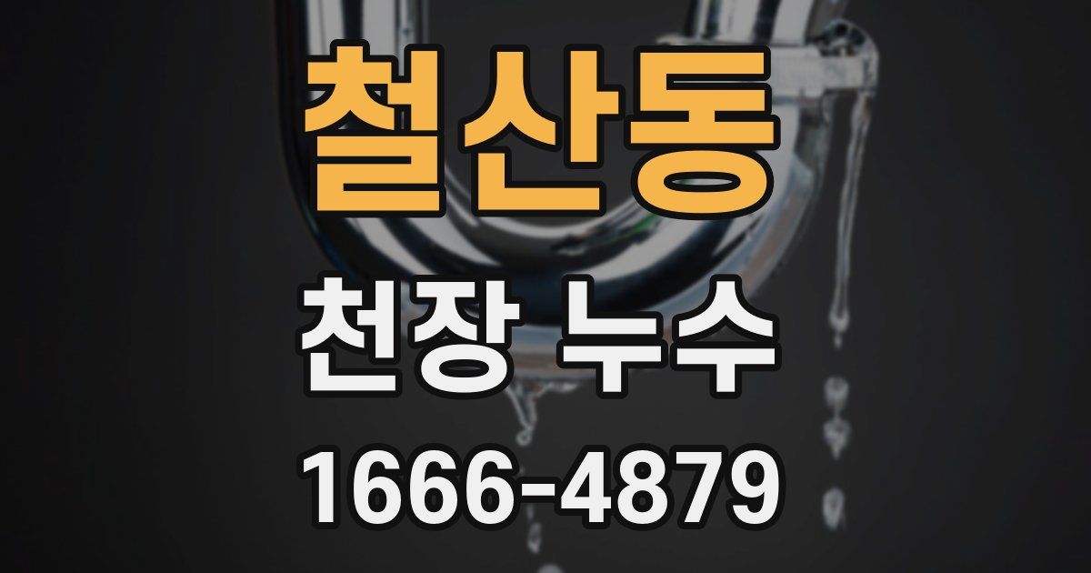 철산동 천장 누수