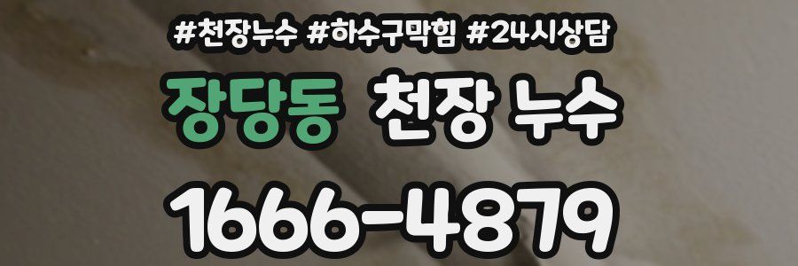 장당동 천장 누수