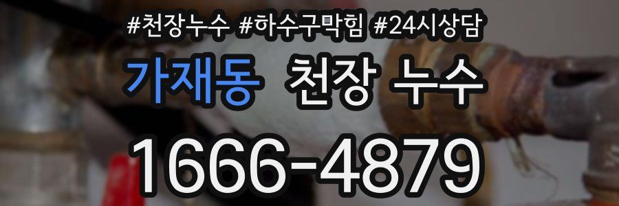 가재동 천장 누수