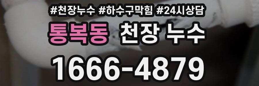 통복동 천장 누수