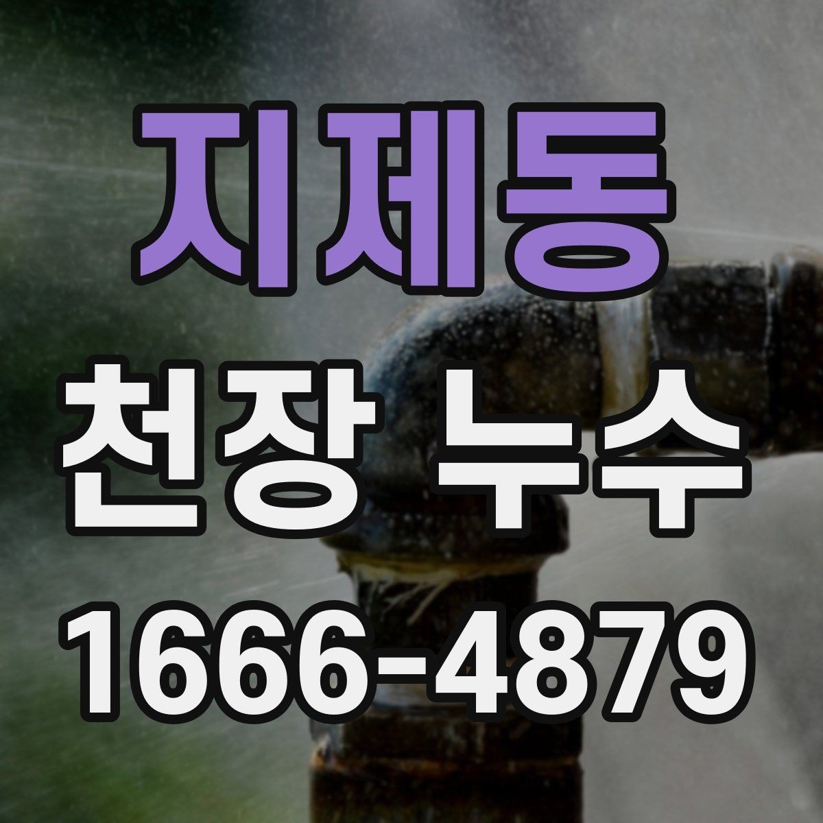 지제동 천장 누수 화재감지기 주변 천장 얼룩이 생기면 점검
