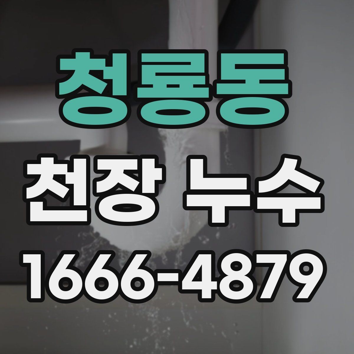 청룡동 천장 누수 샤워 후 천장이 젖는다면 욕실 누수 의심