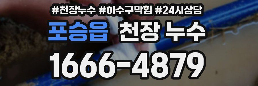 포승읍 천장 누수