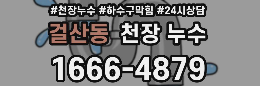 걸산동 천장 누수