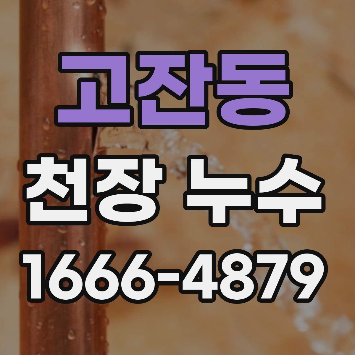 고잔동 천장 누수