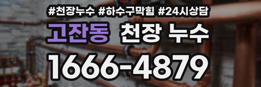 고잔동 천장 누수