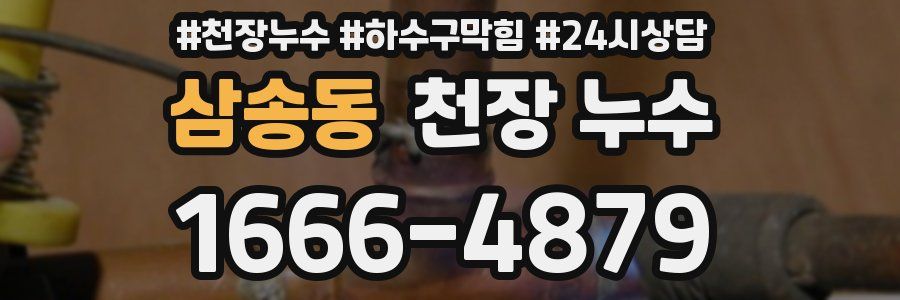 삼송동 천장 누수