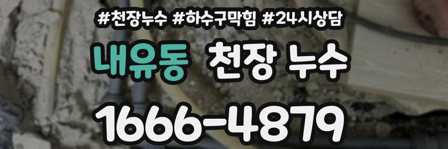 내유동 천장 누수