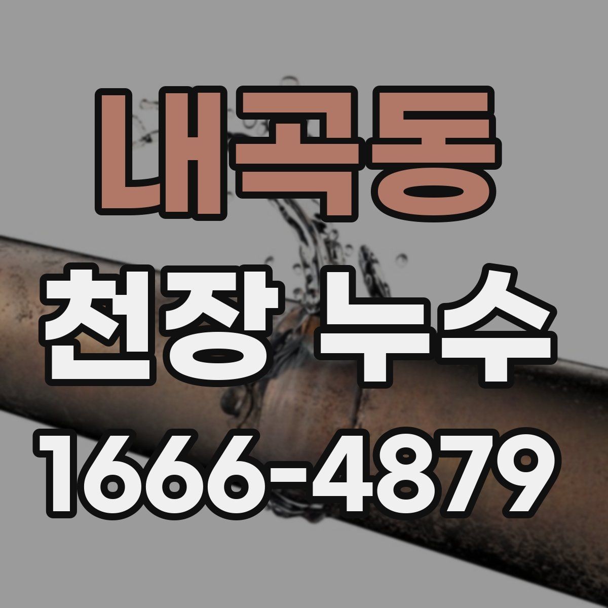 내곡동 천장 누수 바닥까지 물이 떨어지기 전