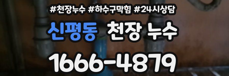 신평동 천장 누수