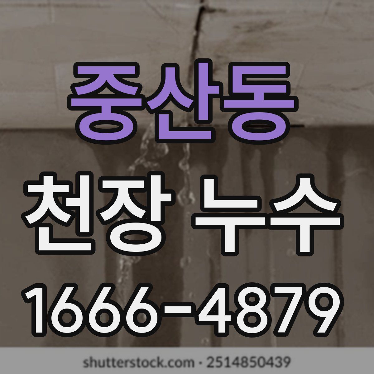 중산동 천장 누수