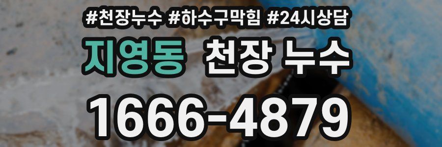 지영동 천장 누수