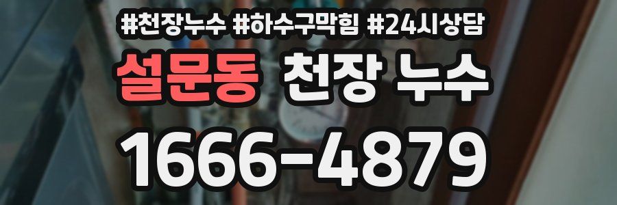 설문동 천장 누수