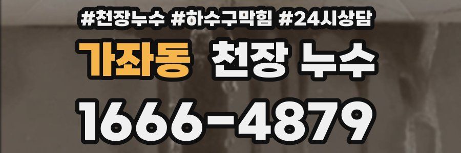 가좌동 천장 누수