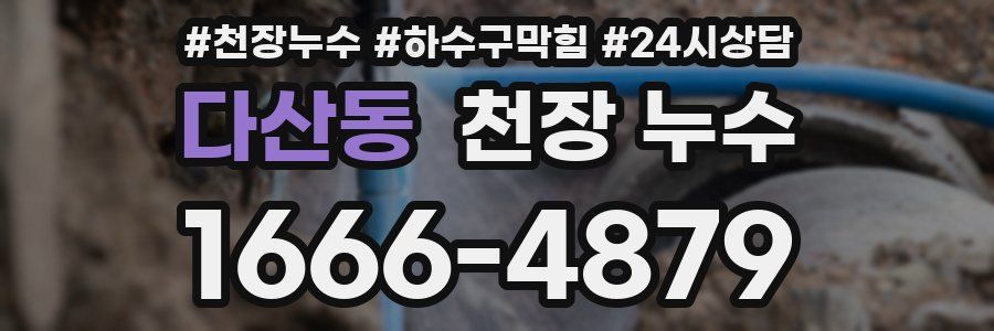 다산동 천장 누수