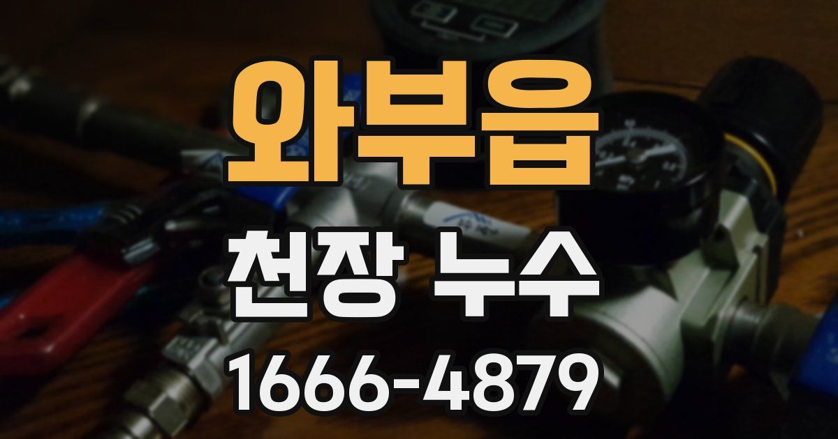 와부읍 천장 누수