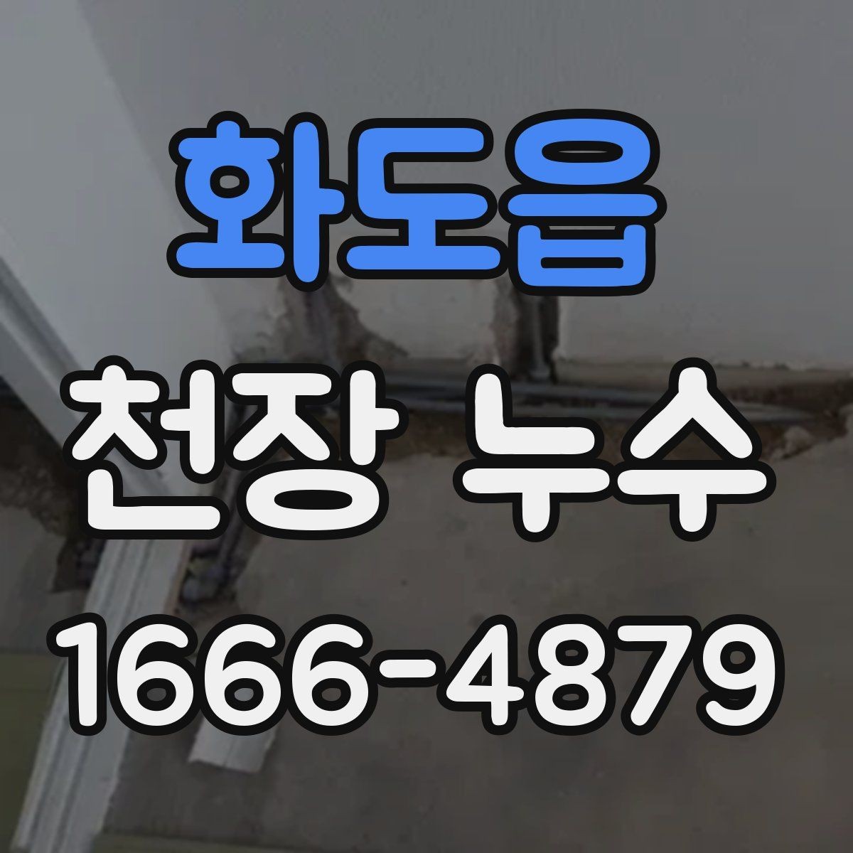 화도읍 천장 누수 페인트로 가리면 나중에 더 커지는 이유