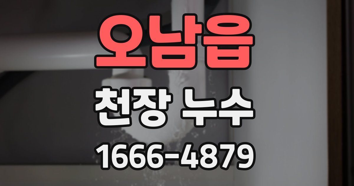 오남읍 천장 누수