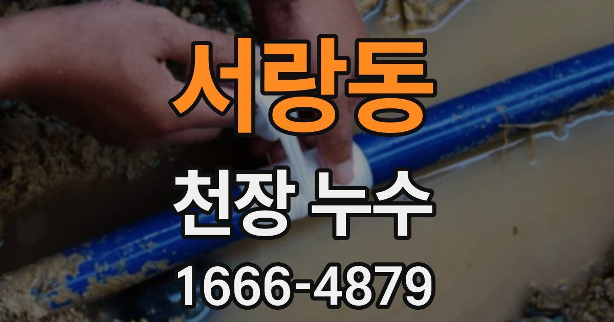 서랑동 천장 누수