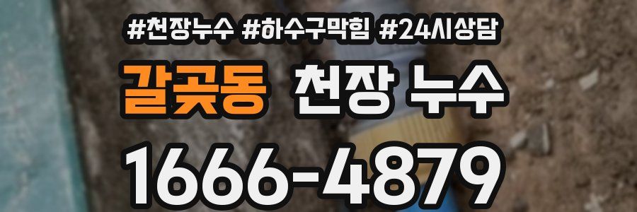 갈곶동 천장 누수