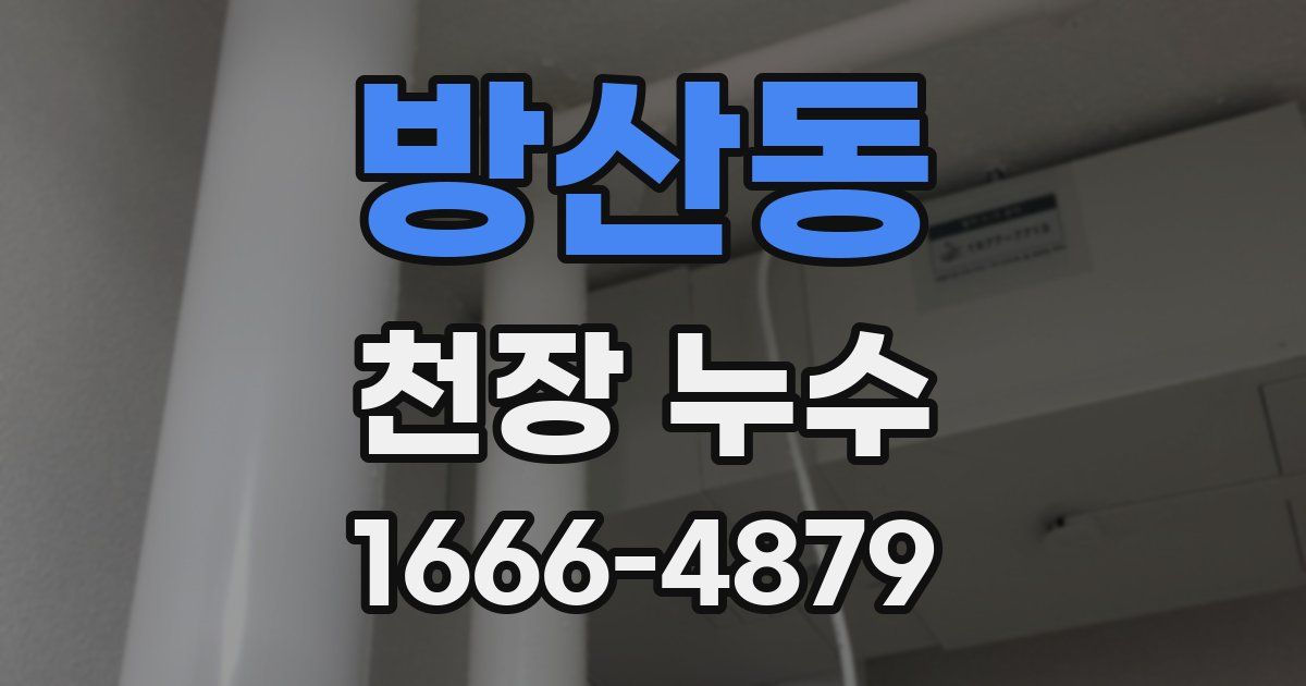 방산동 천장 누수