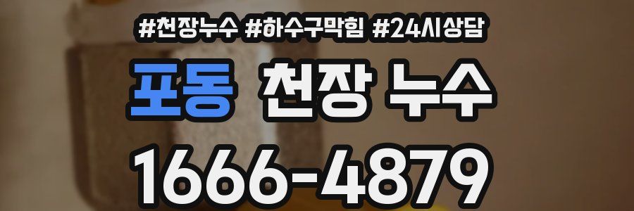 포동 천장 누수