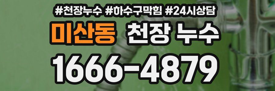 미산동 천장 누수