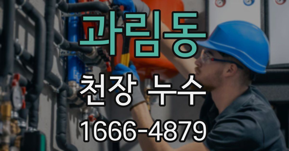 과림동 천장 누수