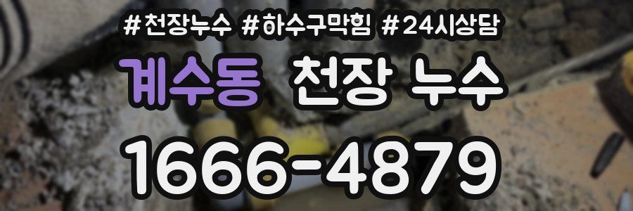 계수동 천장 누수